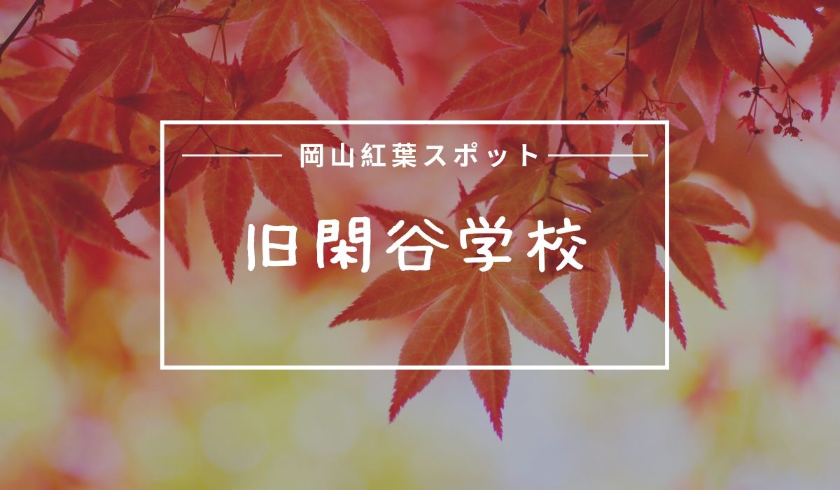 備前市旧閑谷学校の紅葉見頃時期は アクセスや入場料金まとめ おかやまのおと